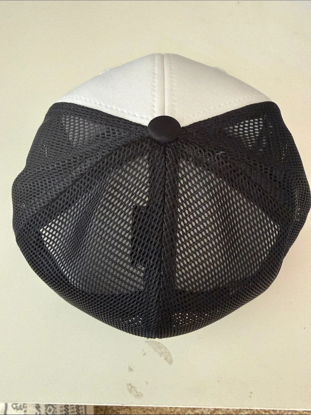 ASU Emblem on Richardson White & Black Trucker Hat.